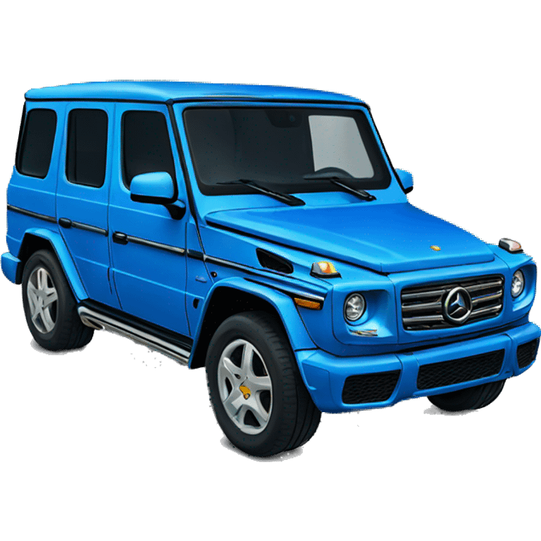 blue g wagon emoji