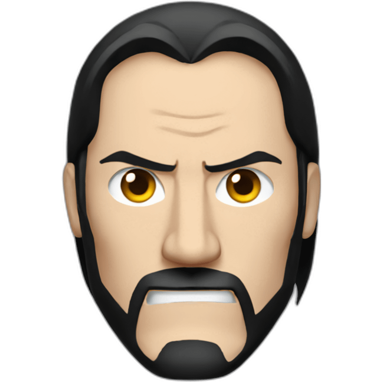 john wick looking angry emoji