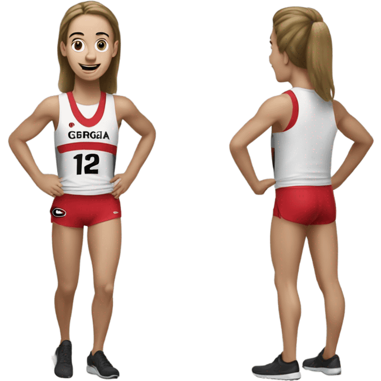 University of Georgia runner emoji