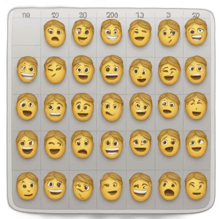 first day calendar emoji