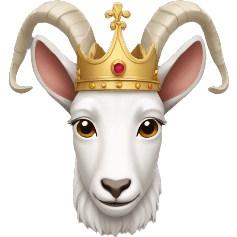 Goat crown emoji