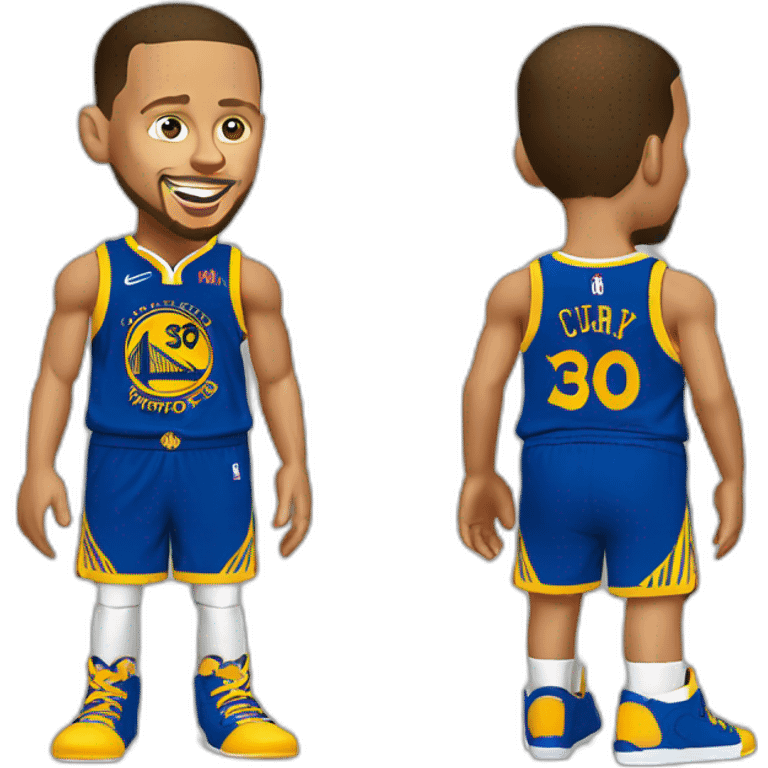 Stephen Curry qui fait des grimaces emoji