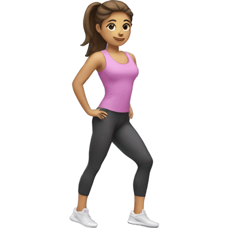 Pilates girl emoji