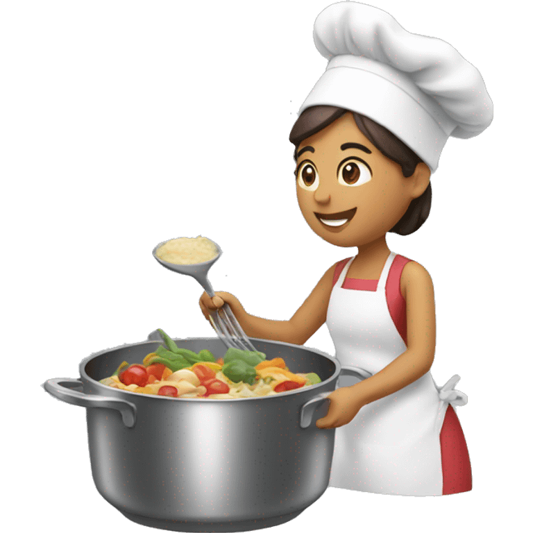 person cooking a meal emoji