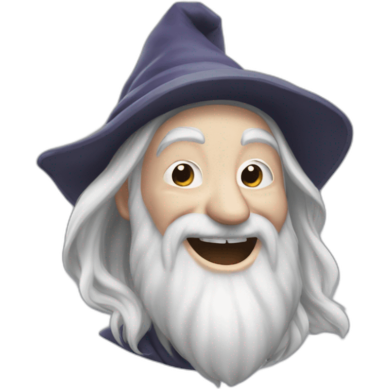 Albus dumbledore laughing emoji