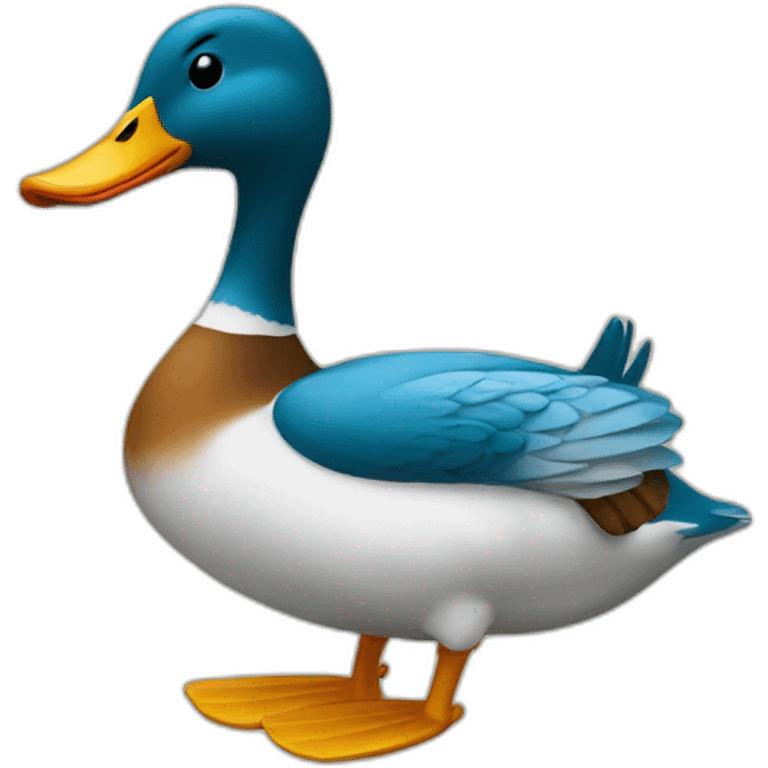 Un canard emoji