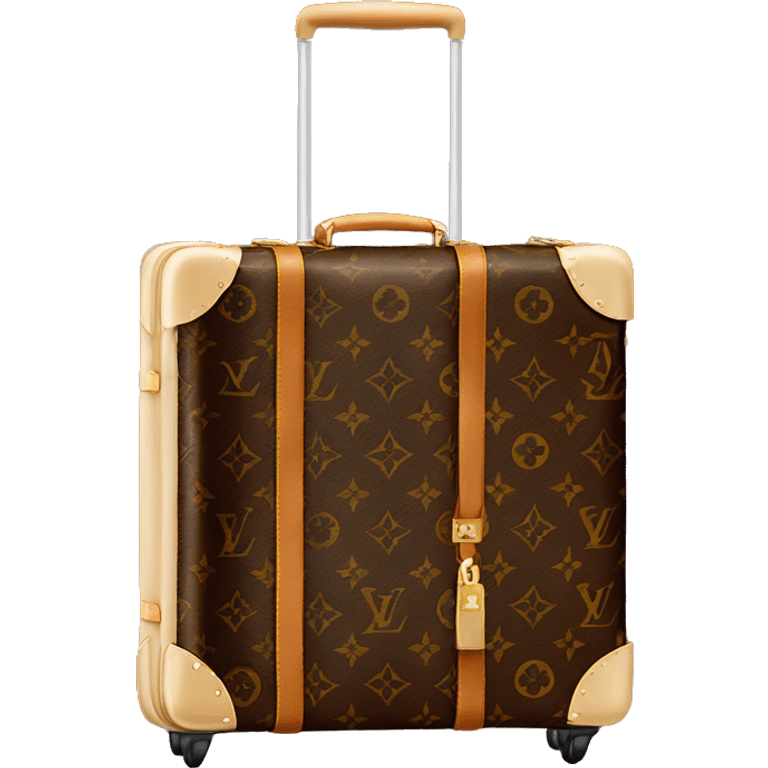 louis vuitton luggage  emoji