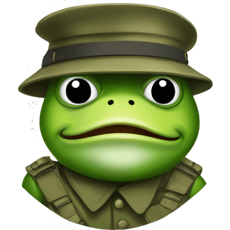 frog solidier emoji