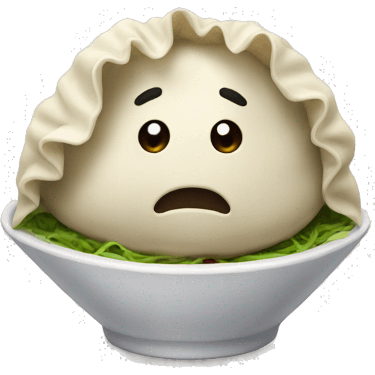 Trauma dumpling  emoji