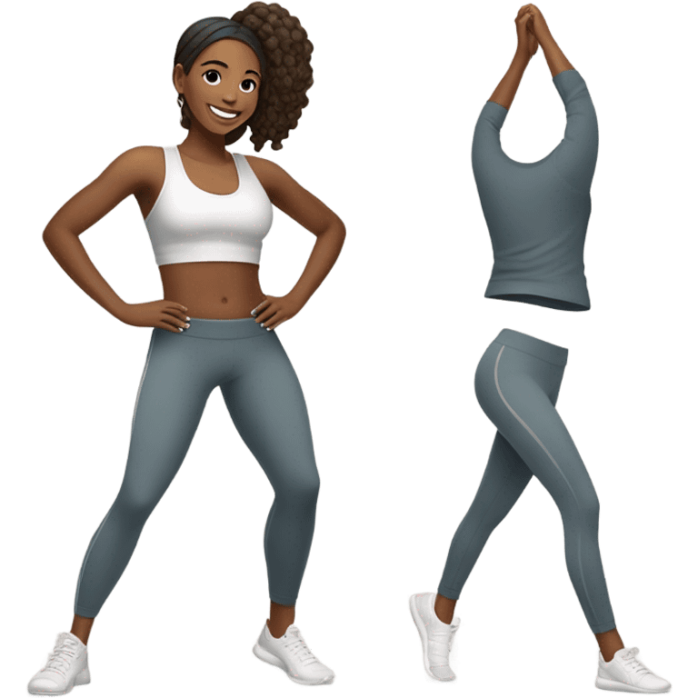 coquette girl pilates emoji