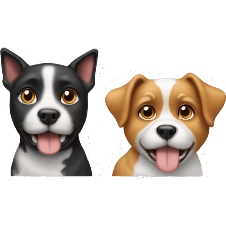 cat & dog emoji