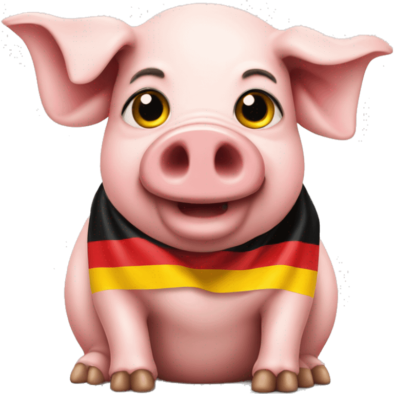 pig with German flag emoji