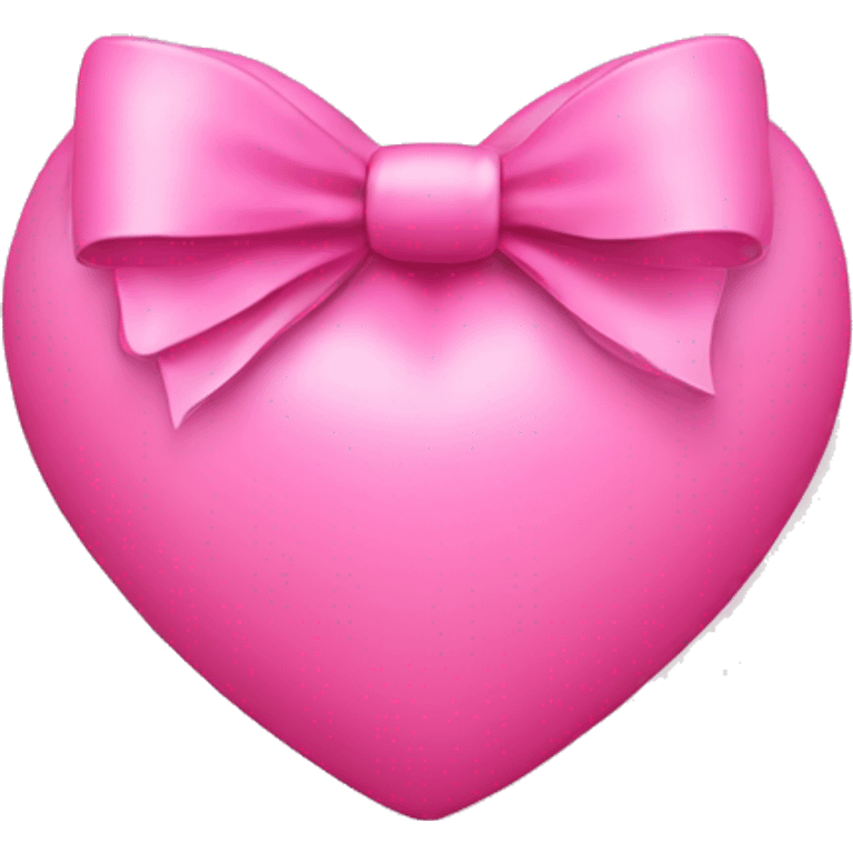 pink heart with pink bow  emoji