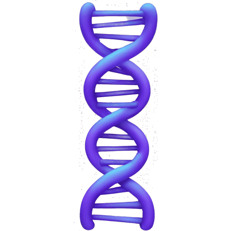 Purple DNA double helix emoji