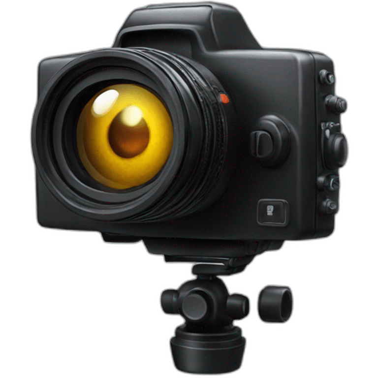 Black magic camera emoji