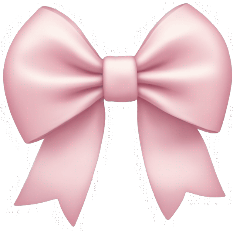 Light pink bow  emoji