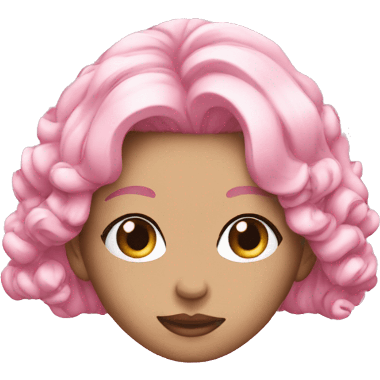 Aesthetique pink emojis emoji