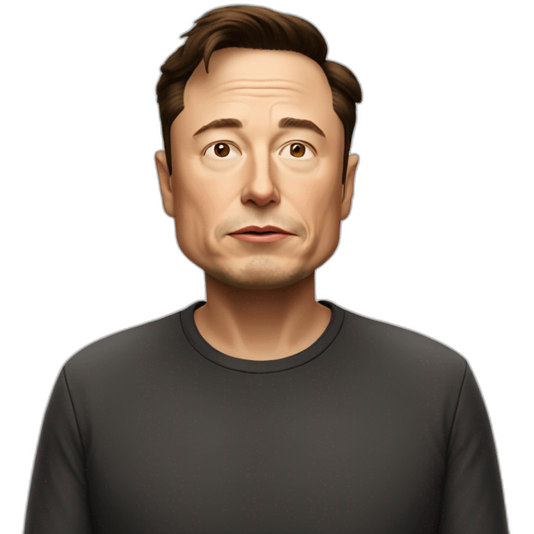 sad elon musk emoji