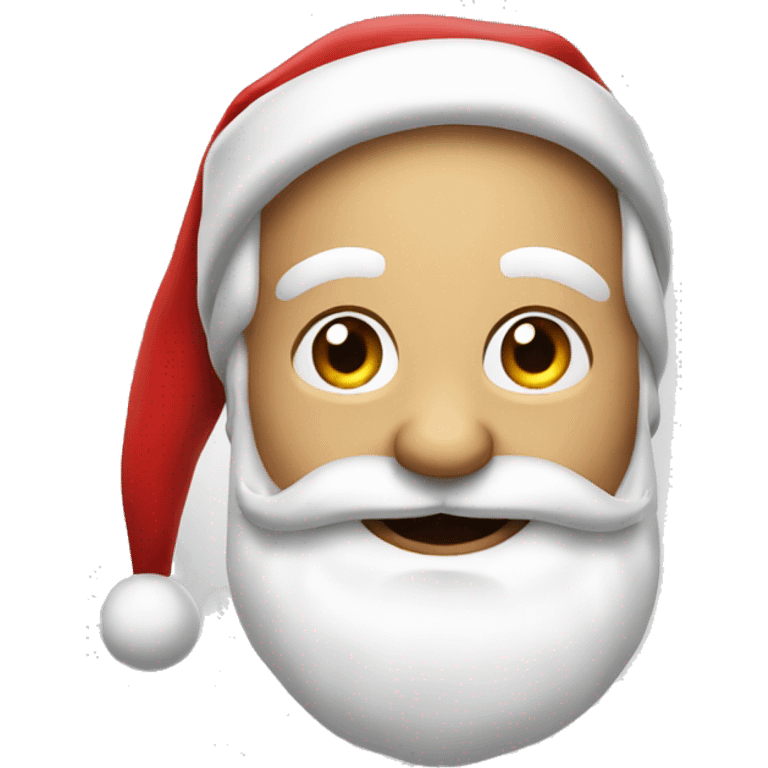 santa happy that its the 6 december emoji