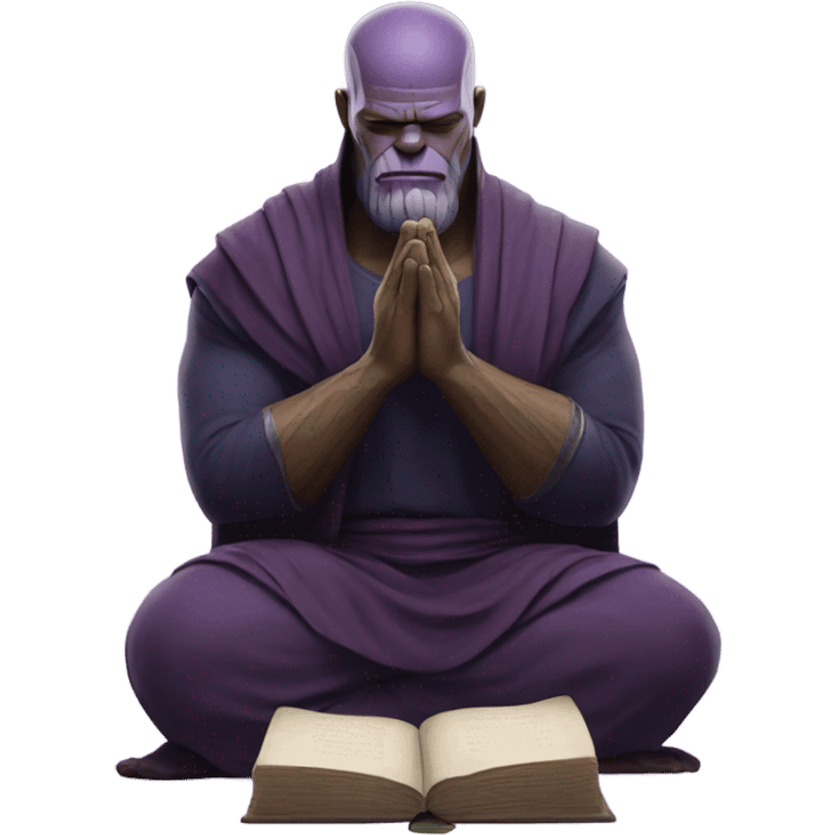 Muslim thanos praying  emoji