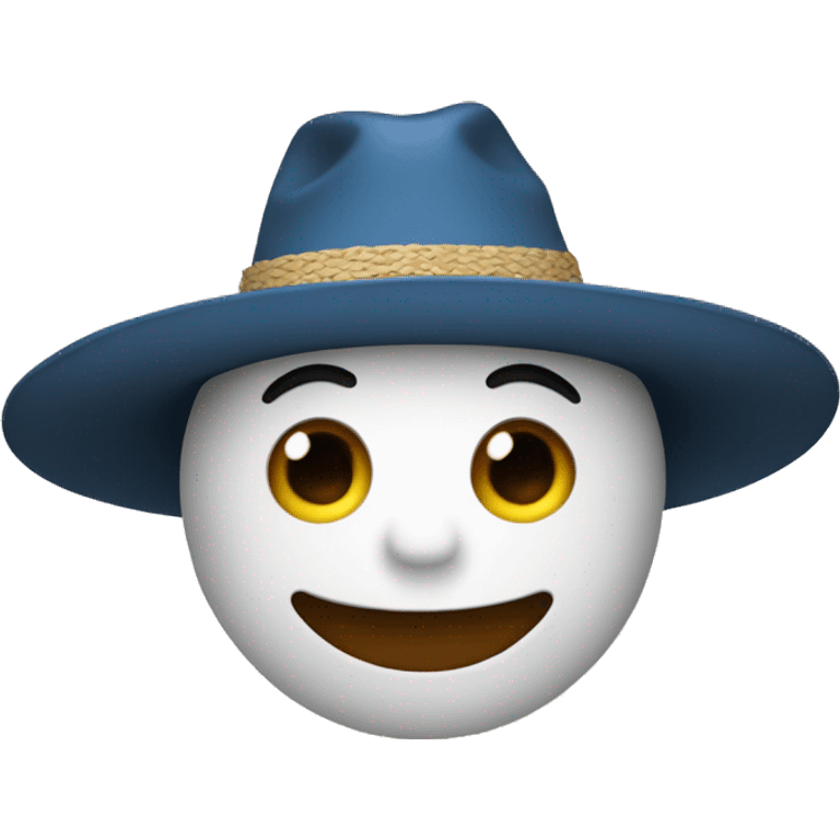 Gamba con un sombrero  emoji