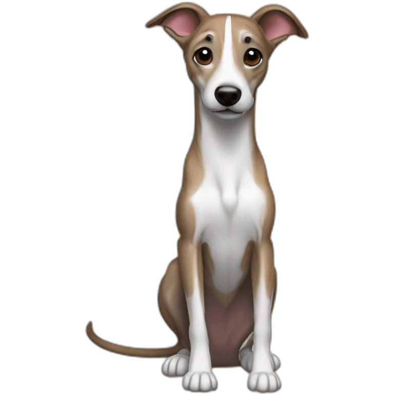 brindle fawn whippet emoji