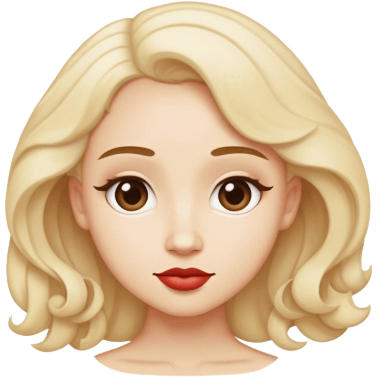 Cinematic Realistic Am√©lie Pop Culture Emoji, featuring a whimsical, charming portrayal inspired by the iconic French film rendered with delicate textures and nostalgic, soft lighting. emoji