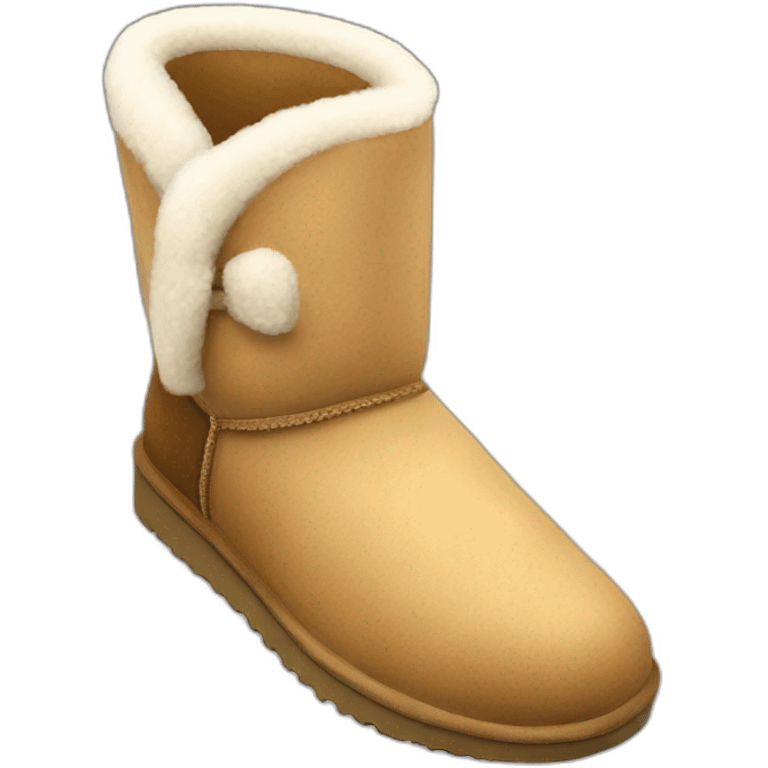 plateau short ugg shoe emoji