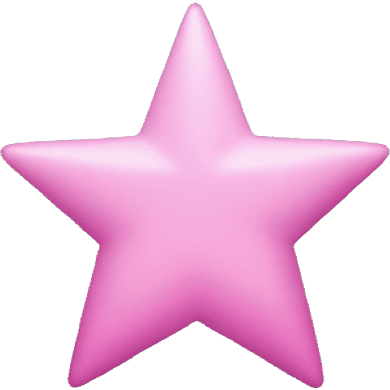 pink star without a face  emoji