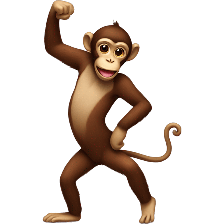 Dancing monkey emoji