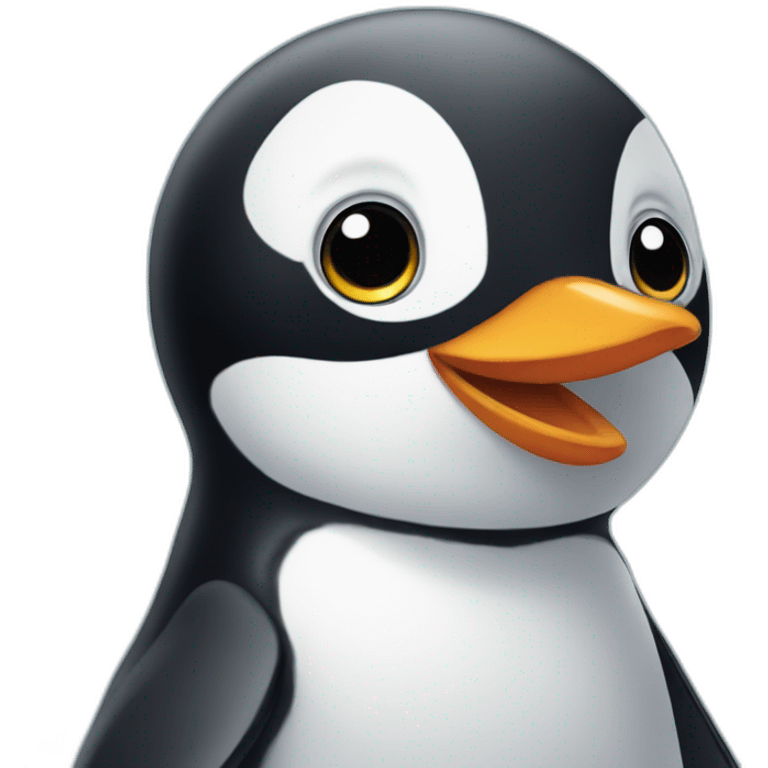 Cute penguin emoji