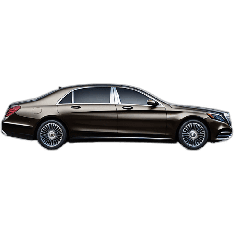 two-tone Mercedes s maybach 2023 profile view emoji