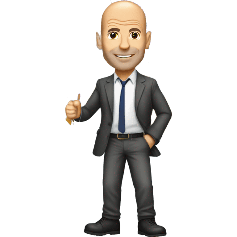 Zidane with balloons  emoji