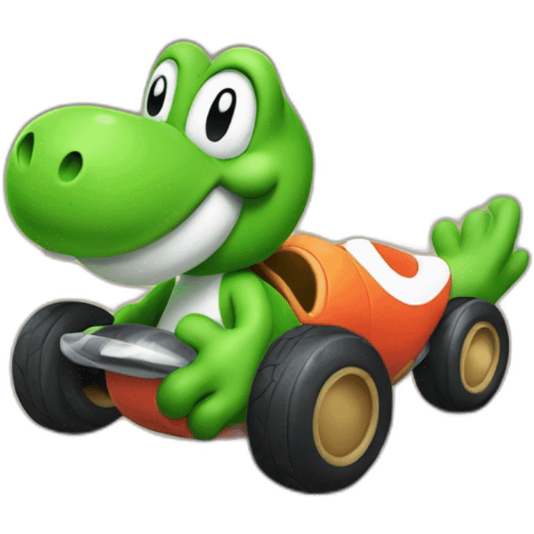 yoshi racing to race goal emoji