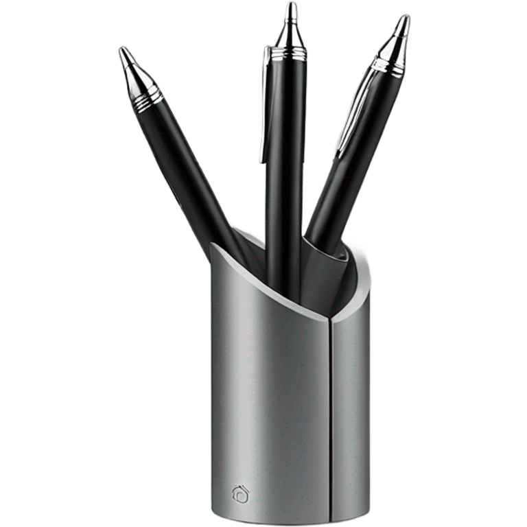 modern pen holder emoji