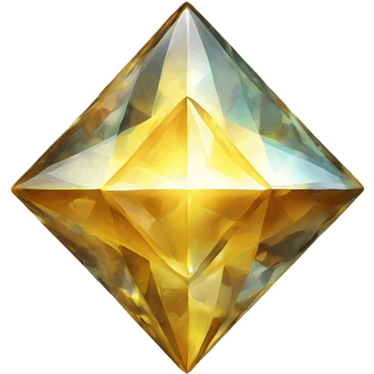  four-point star diamond but glass emoji