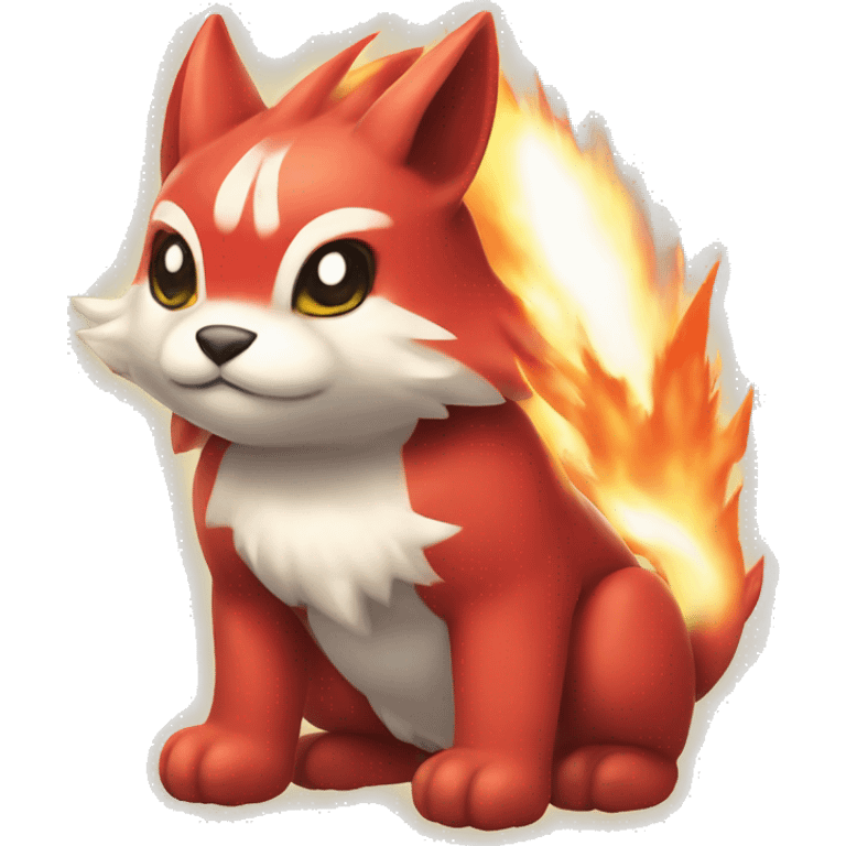 lmo Legendary Pokémon:
Emberino
A playful Fire/Psychic-type, Emberino has a warm, red fur and a cheerful disposition. With the ability *Heartfelt Glow,* it can heal allies in battle. emoji