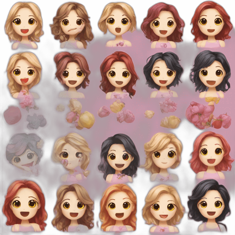 twice kpop girl group feel special emoji