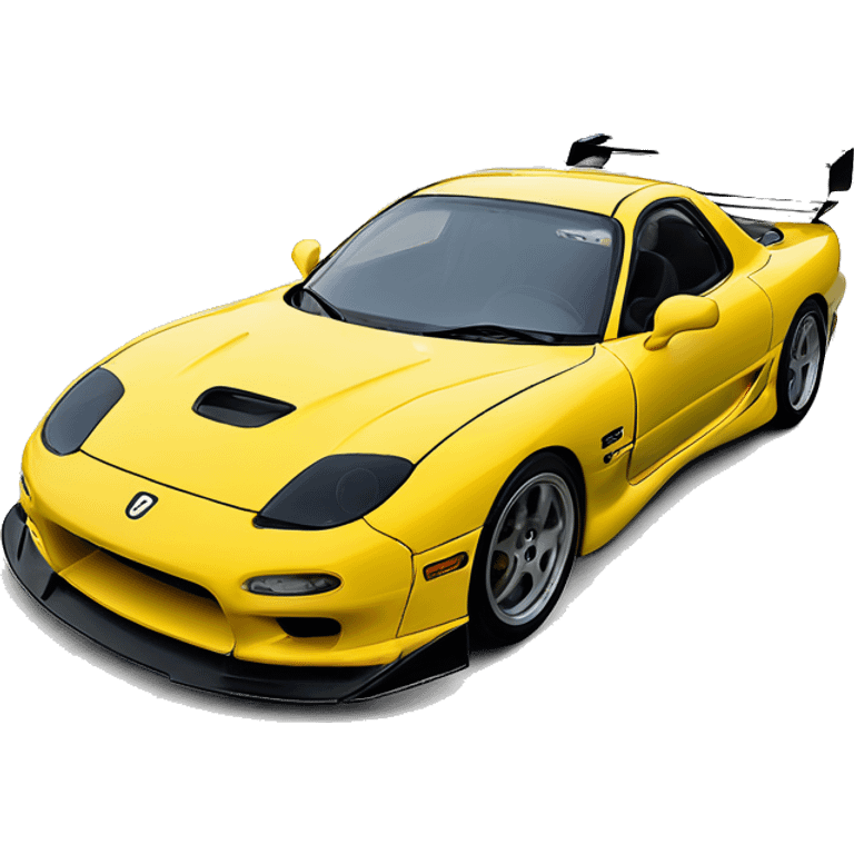 competition yellow mica rx7 fd emoji