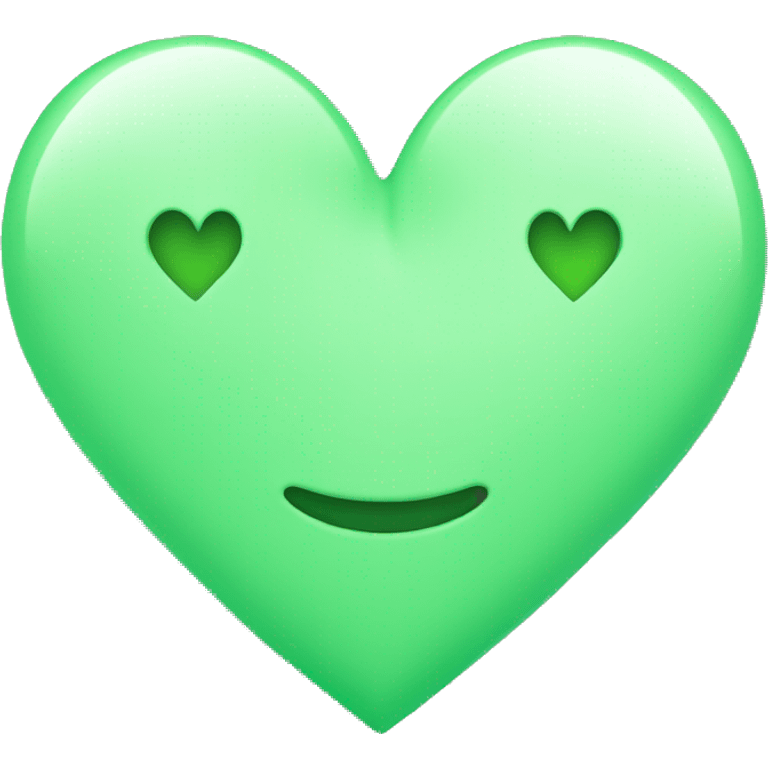 light green heart emoji