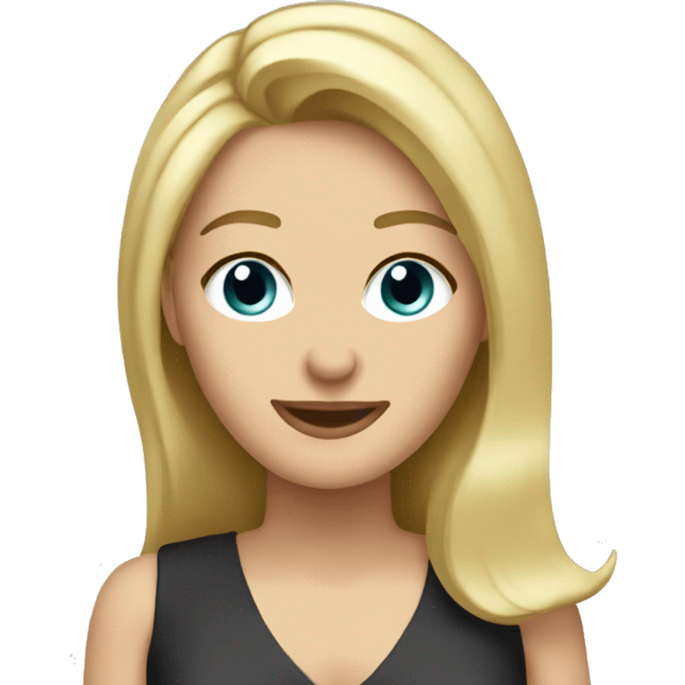 Blonde recepcionist emoji