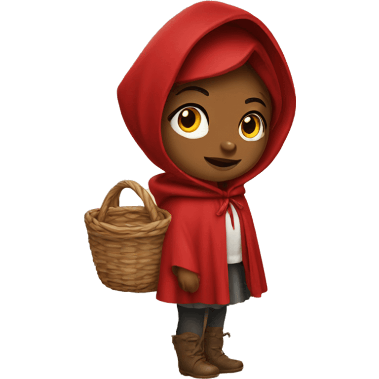 Little red riding hood emoji