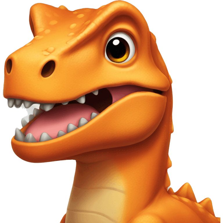 Orange Dinosaur  emoji