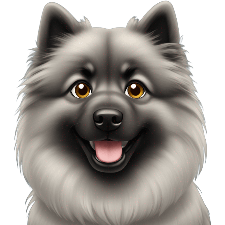 Keeshond emoji