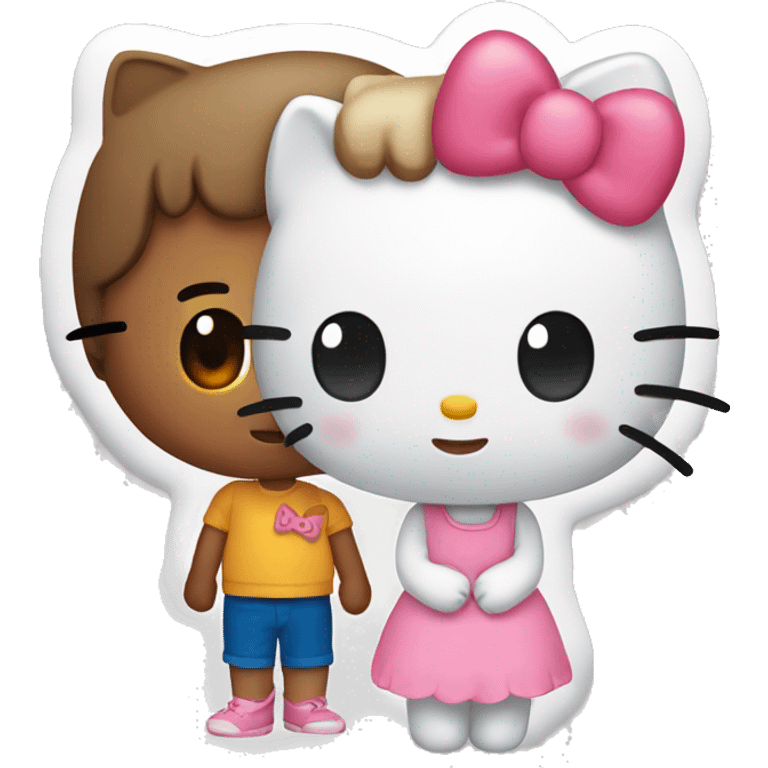 Hello Kitty and Dear Daniel  emoji