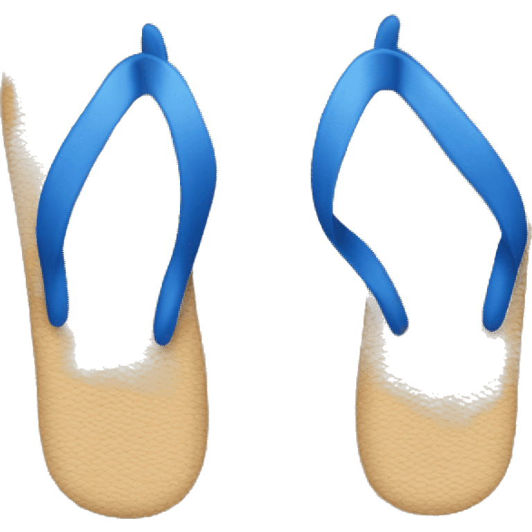 Blue flip flops emoji