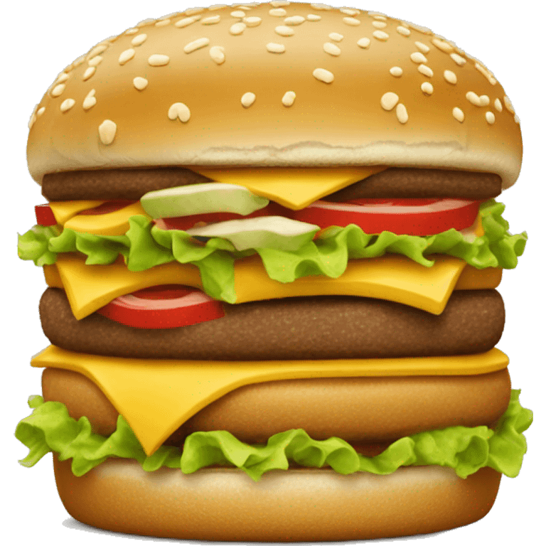 Big Mac McDonald’s emoji