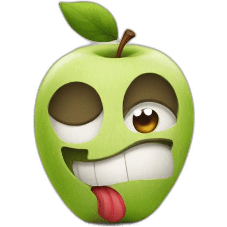 bit apple emoji