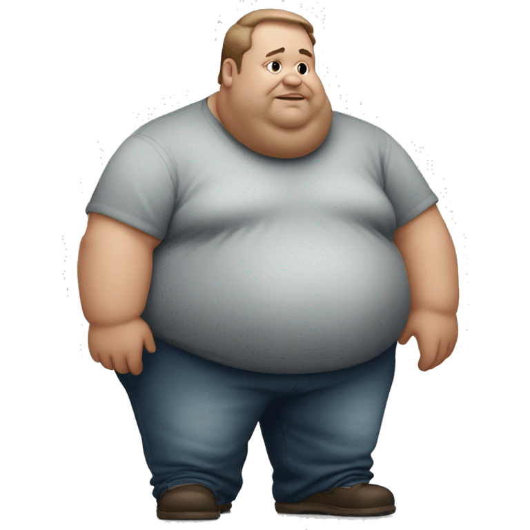 a very very very very very very very very very very obese man emoji