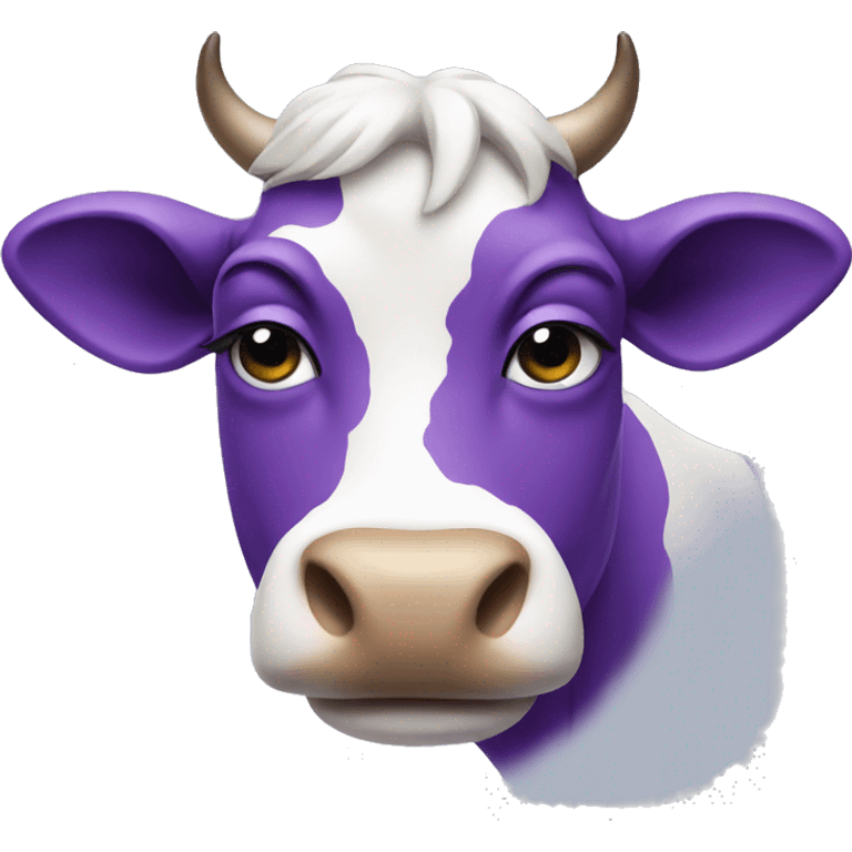 purple cow emoji